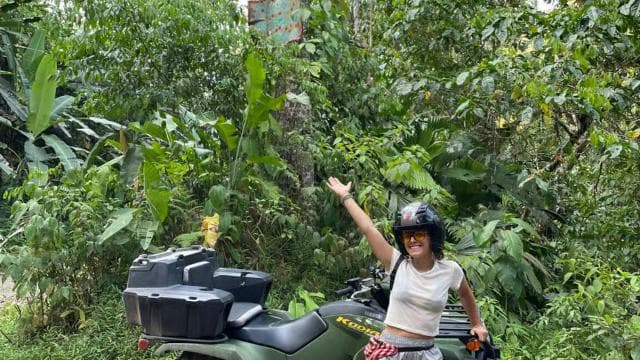 Puerto Viejo Talamanca: Quad Tour with 2 Waterfalls — Guided tour and outdoor activity