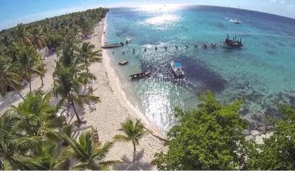 Saona Island from Punta Cana Day Trip with Open Bar — Guided tour and outdoor activity