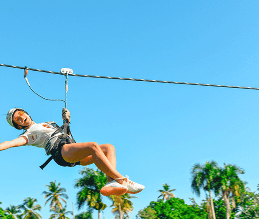 Punta Cana: Half-Day Zipline Tour — Guided tour and outdoor activity