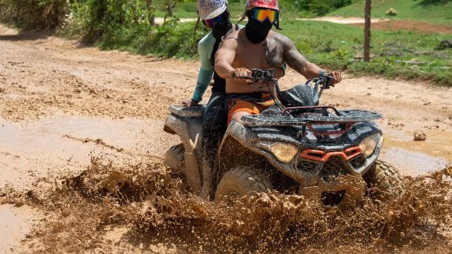 Punta Cana: ATV Tour with Underground Cave and Macao Beach — Guided tour and outdoor activity