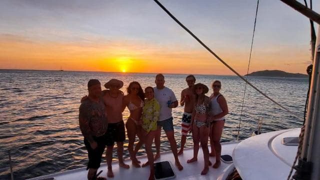 Tamarindo: Private Sailing Catamaran Tour and Snorkeling — Guided tour and outdoor activity