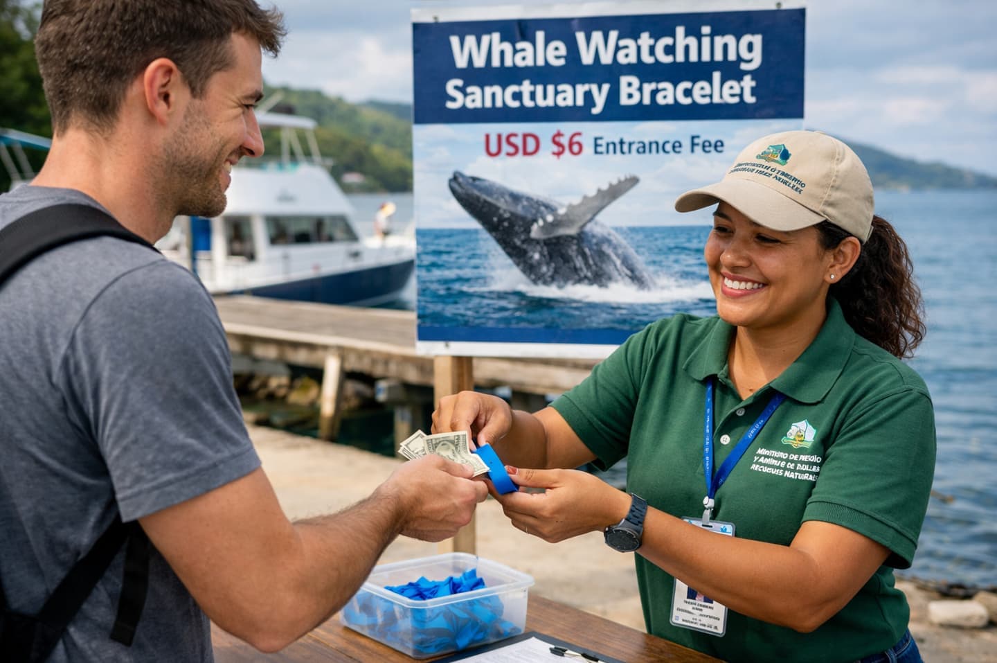 Whale Watching Sanctuary Bracelet – $6 Entrance Fee | Official Access — Guided tour and outdoor activity
