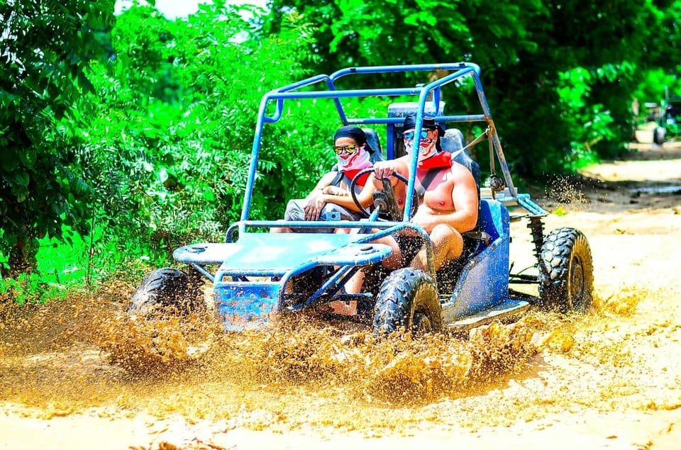 Punta Cana: Tour im Buggy halbtags und Strand Cenote
