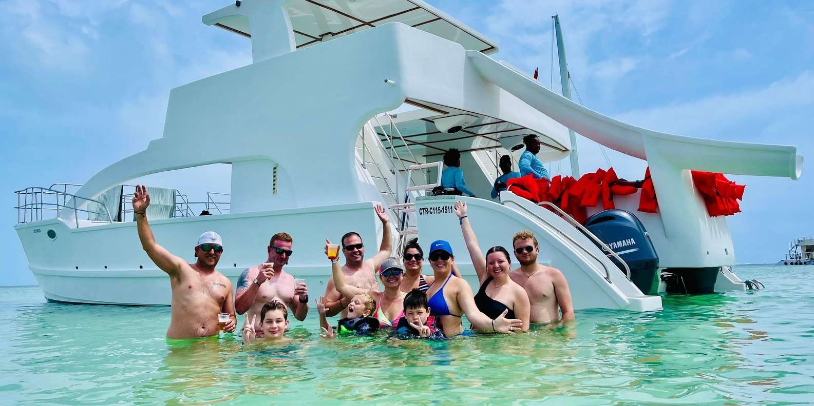 Private Catamaran Crusie, snorkeling, lunch & water slide - Image 2