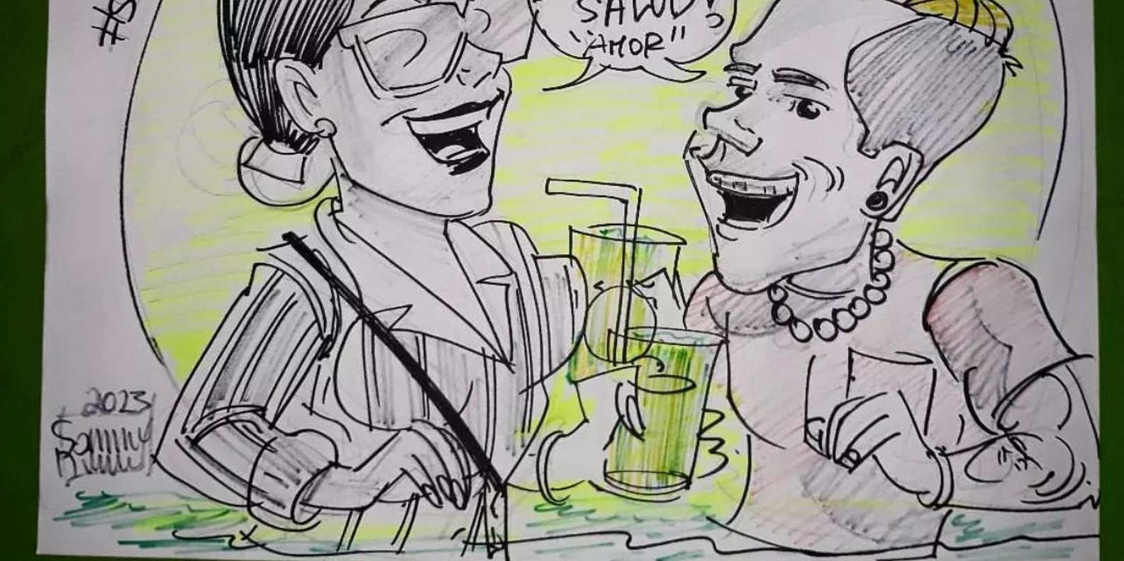 Expérience de caricature en direct à Punta Cana