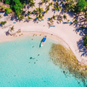 Von Punta Cana: Saona Island Ganztagestour mit Essen & Getränken