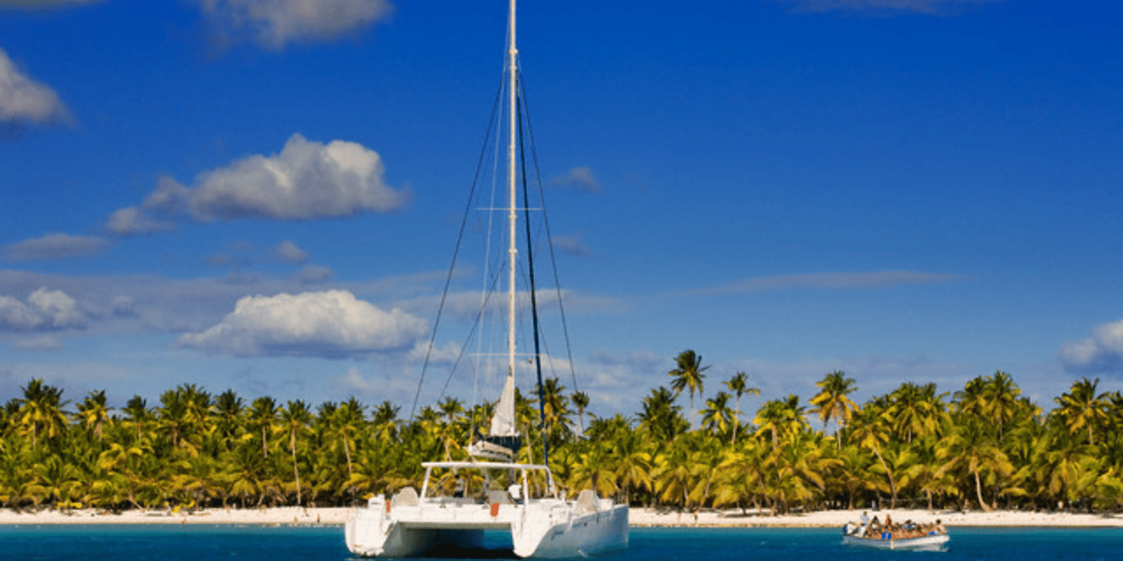 Punta Cana: Saona Island: Celodenní výlet na ostrov Saona s katamaránem a bufetem